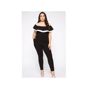 Black off the shoulder Jumpsuit